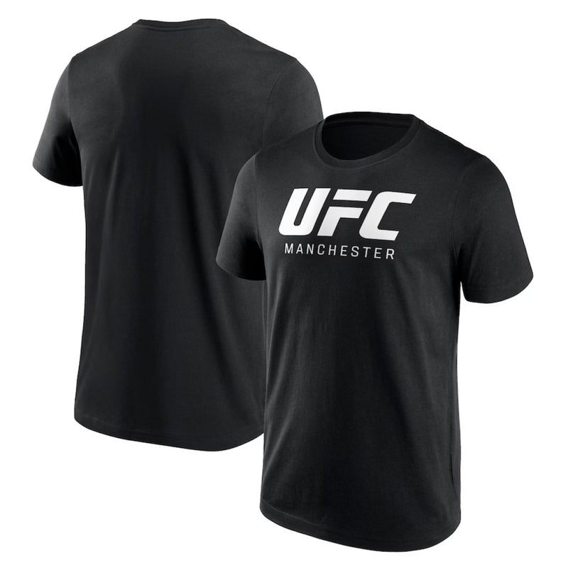UFC 304 Manchester T-Shirt Men's Logo Black Top