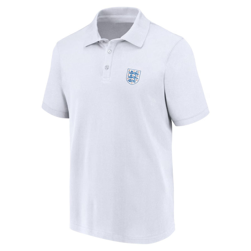 England Football Polo Shirt Men's Essentials Small Crest Top