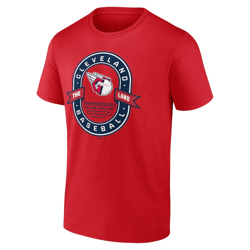 Cleveland Guardians T-Shirt Men's MLB Baseball Bar Crawl Red Top