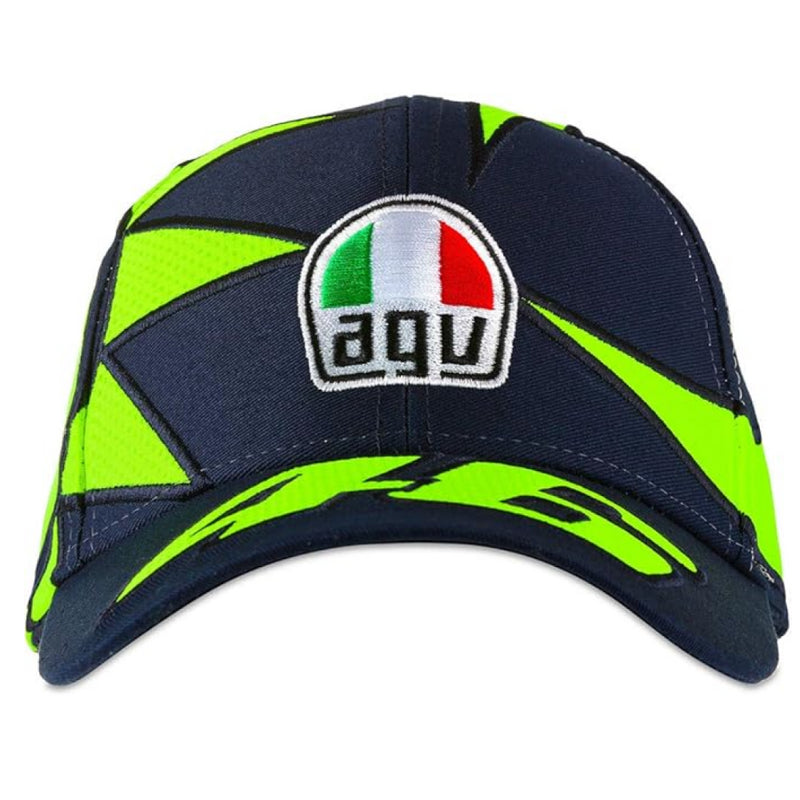 Valentino Rossi Adult Cap Navy And Yellow MotoGP Motina Cap