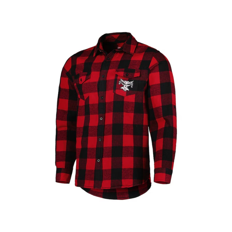 Brock Lesnar WWE Flannel Men's Beast Red Flannel Shirt