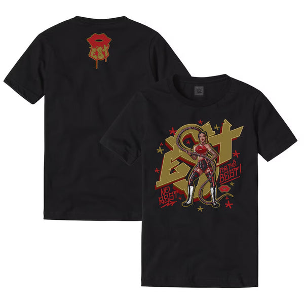 WWE Men's Graphic T-Shirt Bianca Belair No Rest For The Best Top