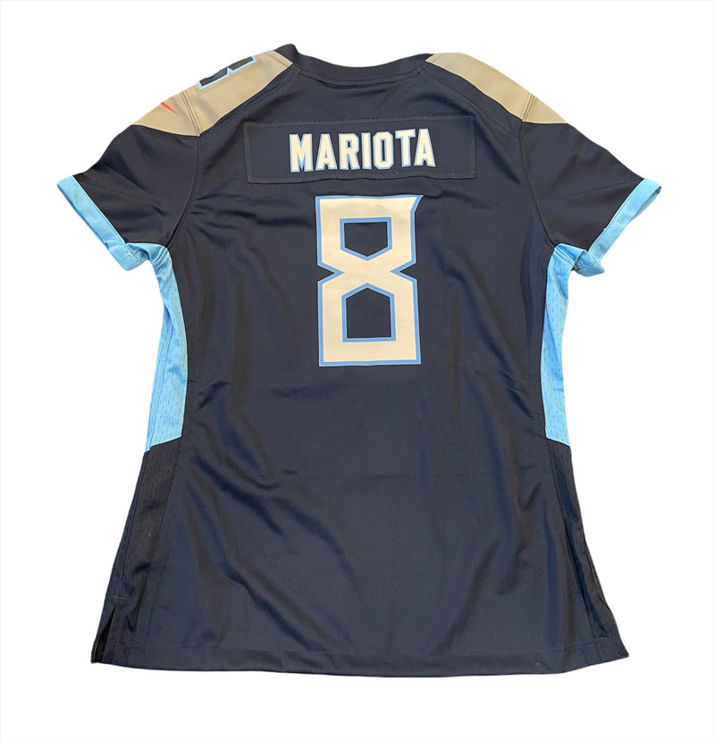 Tennessee Titans NFL Jersey Nike Women's Home Top - Mariota 8