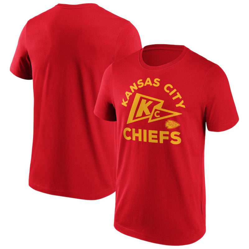 Kansas City Chiefs T-Shirt Men's NFL Iconic Hometown Red Top