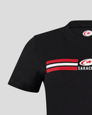 Saracens Rugby SS T-Shirt Women's Castore Classic Black Top
