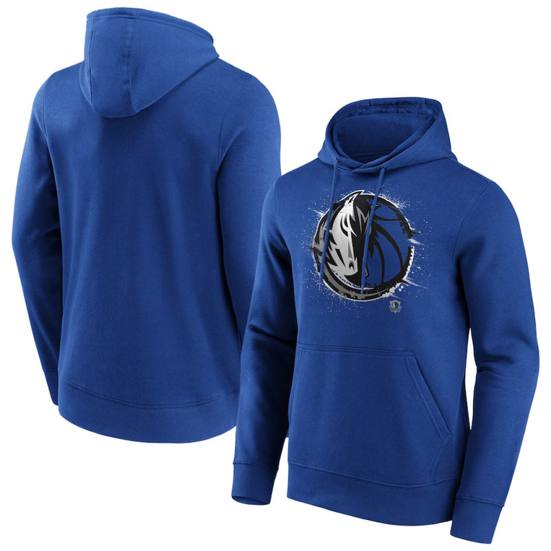 Dallas Mavericks Men's Hoodie NBA Splatter Graphic Top