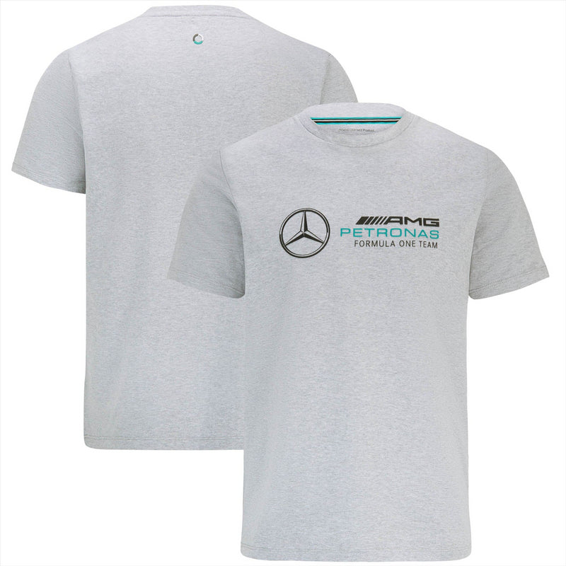 Mercedes AMG Men's T-Shirt F1 Stichd Racing Large Logo T-Shirt