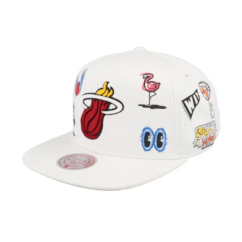 Miami Heat NBA Snapback Men's Mitchell & Ness Cap