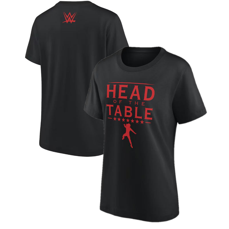 Roman Reigns WWE T-Shirt Women's Head Of The Table Top