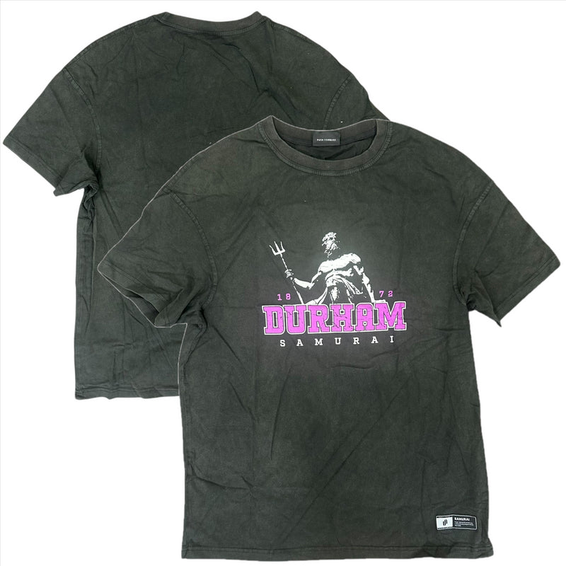 Samurai Duhram University T-Shirt Men's Black Rugby Top