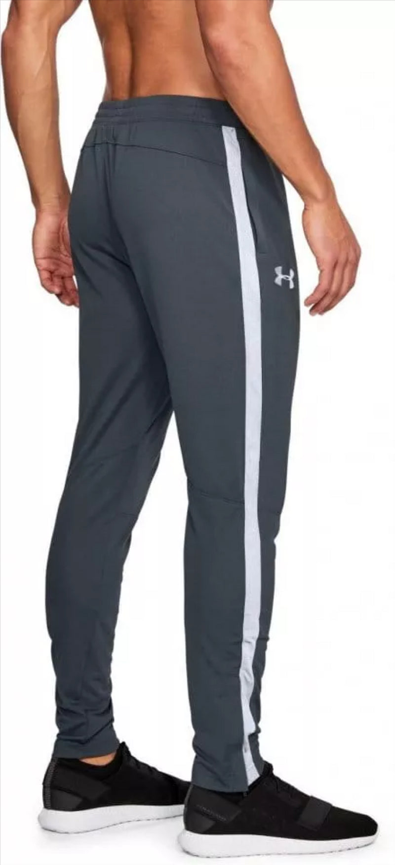 Under Armour Men's Joggers UA Sportstyle Pique Grey Track Pants