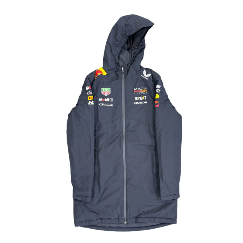 Red Bull Racing Coat Women's Castore F1 Navy Winter Jacket