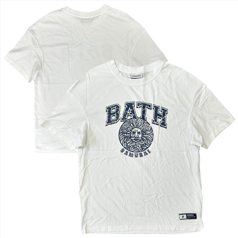 Samurai Bath University T-Shirt Men's White Rugby Top