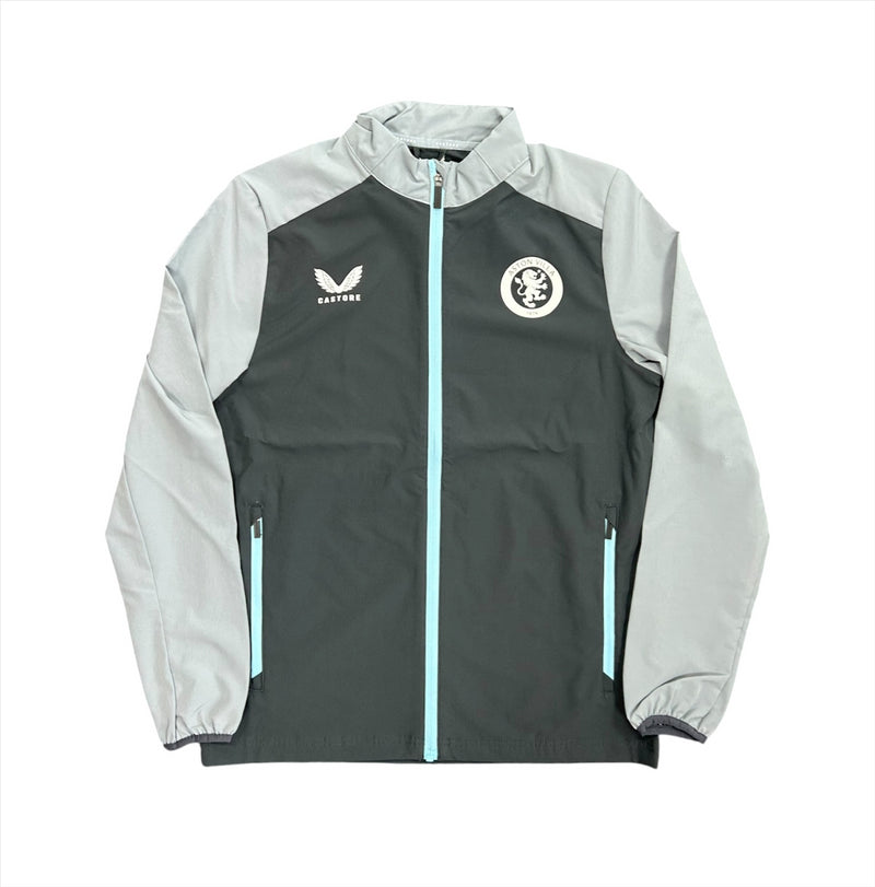 Aston Villa Football Jacket Men's Castore Coaches Travel Top