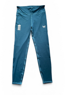 Women's England Cricket Leggings Castore Green Training Leggings