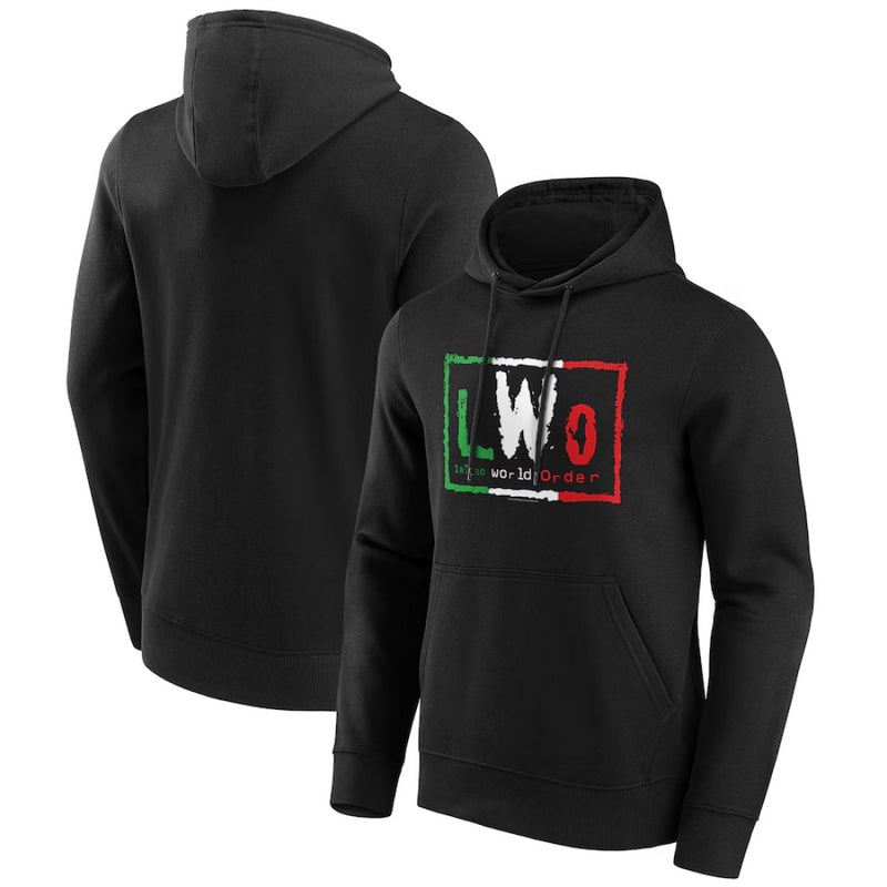 WWE Eddie Guerrero Hoodie Men's Black LWO Logo Hoodie