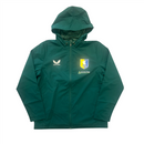 Mansfield Town Football Woman's Coat Castore Green Rain jacket