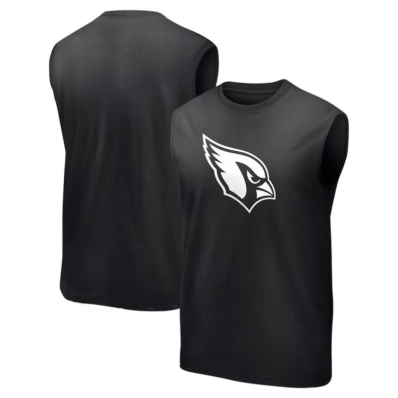 Arizona Cardinals NFL Vest Men's Mono Logo Black Tank Top