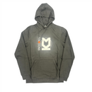 MK Dons Football Men's Hoodie Black Core Jumper