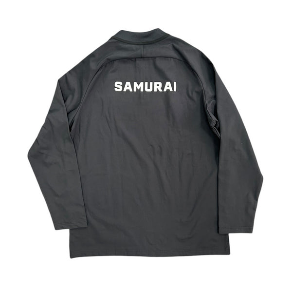 Samurai 1/4 Zip Top Men's Rugby Training Black Top