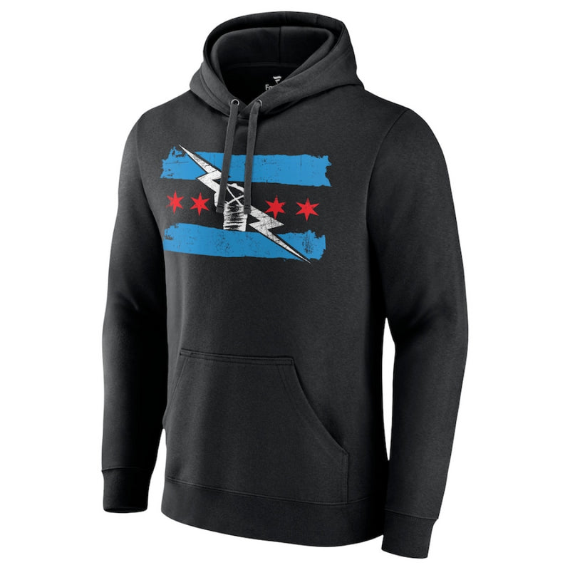 WWE CM Punk Hoodie Men's Black Return Of CM Punk Hoodie