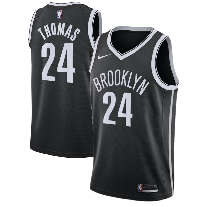 Brooklyn Nets Kid's Jersey NBA Nike Icon Top Thomas 24