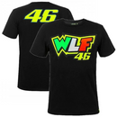 Valentino Rossi MotoGP T-Shirt Men's WLF Black Graphic Top