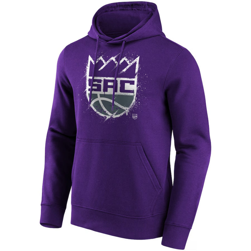 Sacramento Kings Men's Hoodie NBA Splatter Graphic Hoodie
