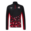 Saracens Rugby 1/4 Zip Top Castore Kid's Training Midlayer