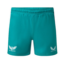 Scarlets Men's Rugby Shorts Castore Away Blue Shorts
