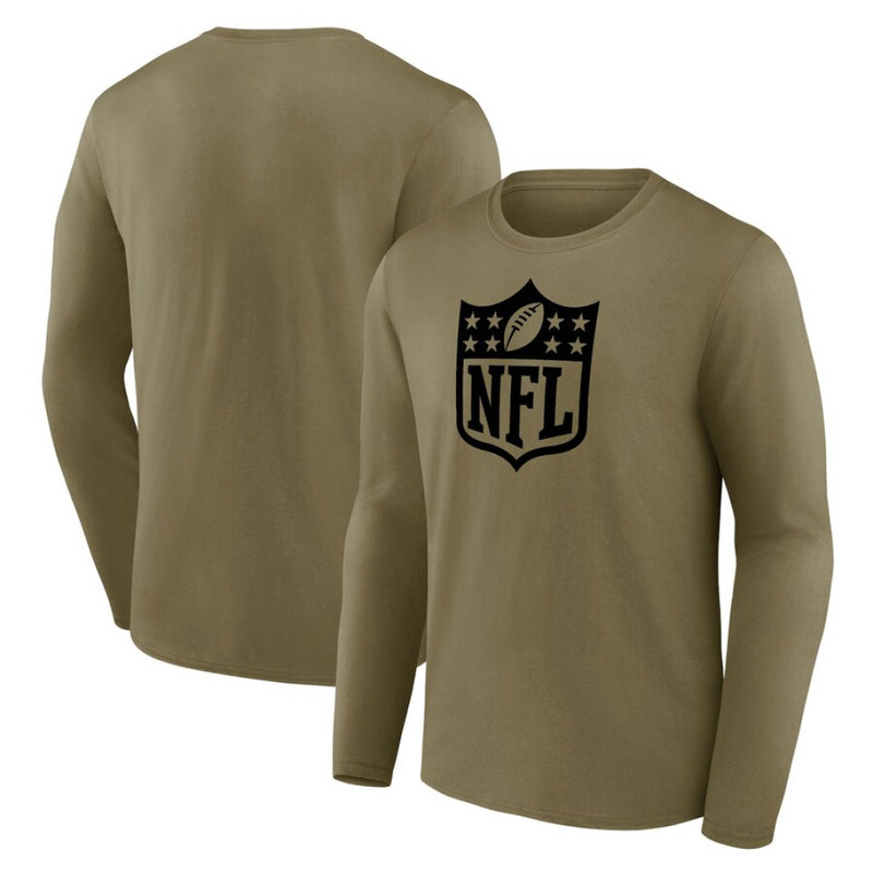 NFL Shield Collection T-Shirt Men's Mono Logo LS Top