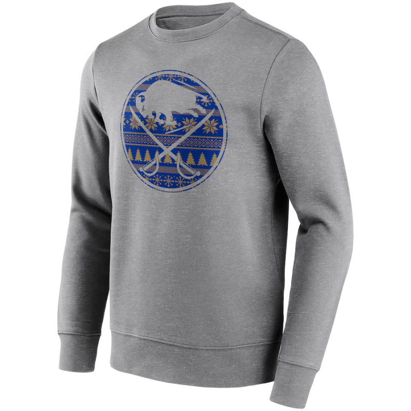 Buffalo Sabres Men's Sweatshirt NHL Christmas Graphic Sweatshirt