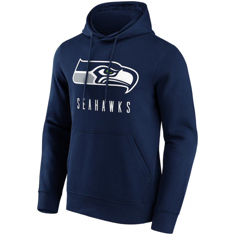 Seattle Seahawks NFL Hoodie Men's Seasonal Essentials Navy Top