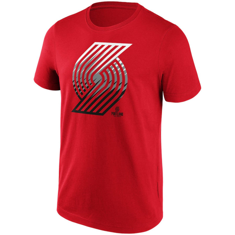 Portland Trail Blazers T-Shirt Men's NBA Fade Graphic Top