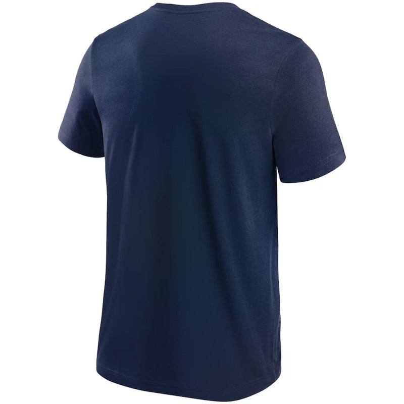Denver Nuggets Men's T-Shirt NBA Splatter Graphic Navy Top
