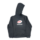 Saracens Women's Rugby Hoodie Castore Black Core Hoodie