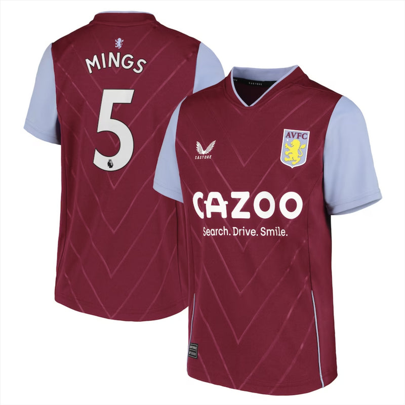 Aston Villa Football Shirt Kid's Castore Top