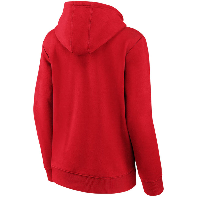 NFL Shield Women's Hoodie Red Primary Logo Graphic Hoodie