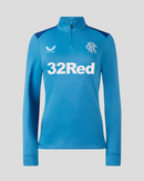 Rangers Women's 1/4 Zip Castore Football qz Top