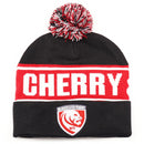 Gloucester Rugby Adult Beanie Oxen C&W Wrap Bobble Hat