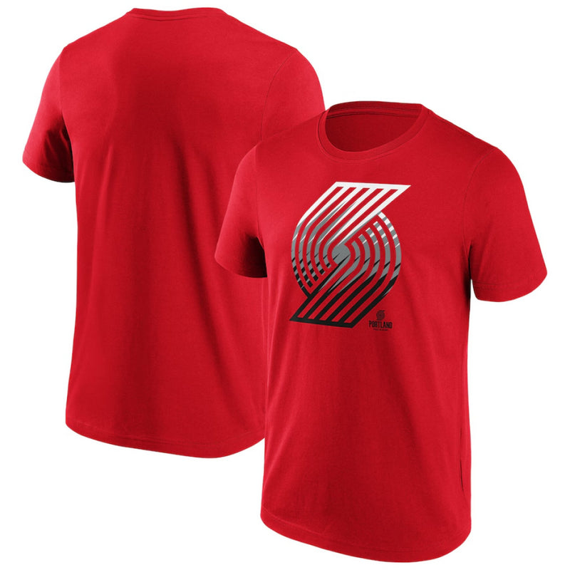 Portland Trail Blazers T-Shirt Men's NBA Fade Graphic Top
