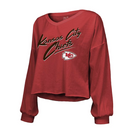 Kansas City Chiefs T-Shirt Women's Mahomes NFL Cropped T-Shirt