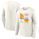Olympics Men's Graphic T-Shirt Looney Tunes Hurdles Top