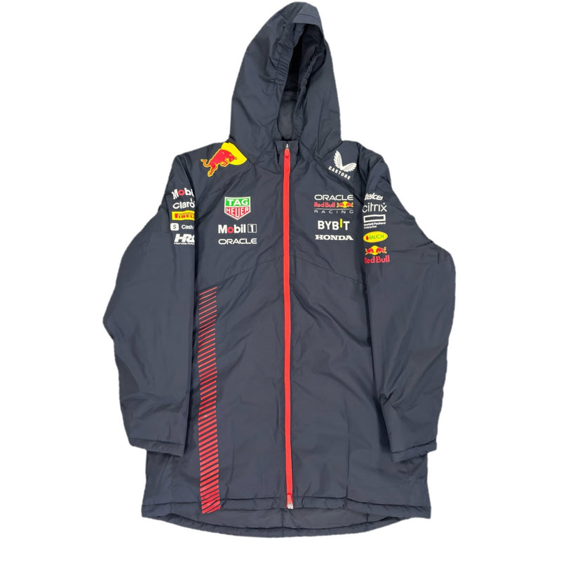 Red Bull Racing Coat Men's Castore F1 Navy Winter Jacket
