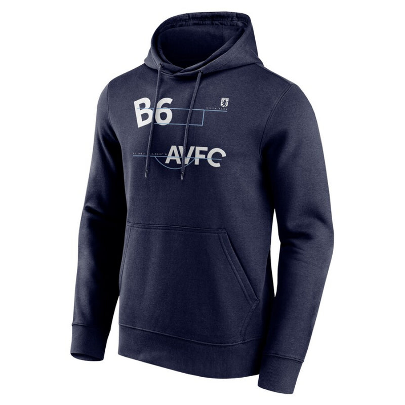 Aston Villa Men's Hoodie Grassroots Graphic Football Hoodie
