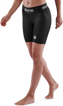 Skins Women's Half Tights Baselayer Black Series 1 Compression