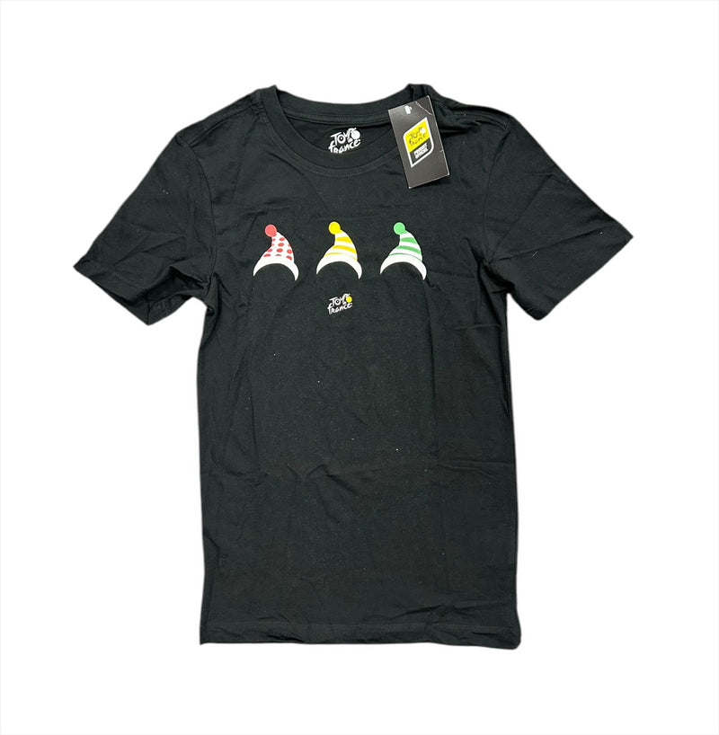 Tour de France T-Shirt Men's Cycling Hat Graphic Black Top