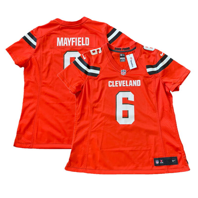 Cleveland Browns NFL Jersey Nike Women's Home Top - Mayfield 6