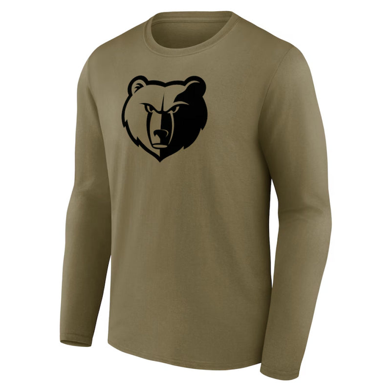 Memphis Grizzlies LS T-Shirt Men's NBA Mono Logo Top