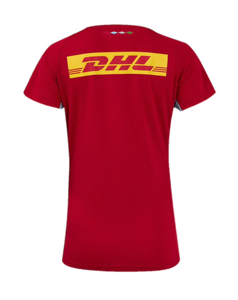 Harlequins Women's Rugby T-Shirt Castore Red Matchday Top